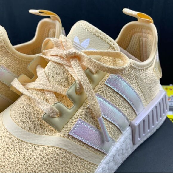Adidas NMD R1 Yellow Iridescent Size 10.5 Women's - Picture 8 of 12